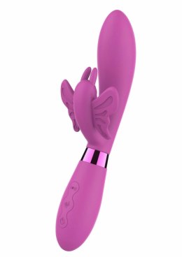 TOYJOY Farfalla Festival Vibrator silikonowy 7 trybow USB fioletowy