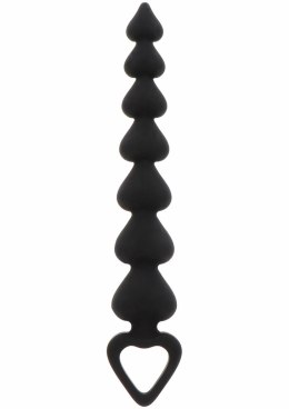 TOYJOY Heart Beads silikonowe koraliki z uchwytem serce 7-stopniowe