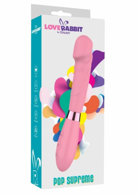 TOYJOY Pop Supreme Vibrator silikonowy, 7 trybow, USB, fioletowy
