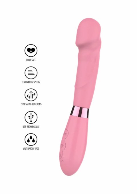 TOYJOY Pop Supreme Vibrator silikonowy, 7 trybow, USB, fioletowy
