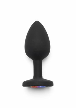 TOYJOY Rainbow Booty Jewel Small silikonowy z kolorowym kryształem