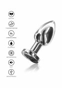 TOYJOY The Glider Vibrating Plug Small stalowy, 7 trybow, USB