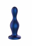 TOYJOY The Hitter Metal Blue - silikonowy korek analny z szeroką bazą