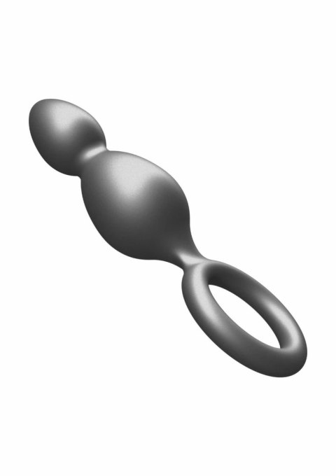 TOYJOY The Plugger 2 Balls Plug silikonowy korek anatomiczny srebrny