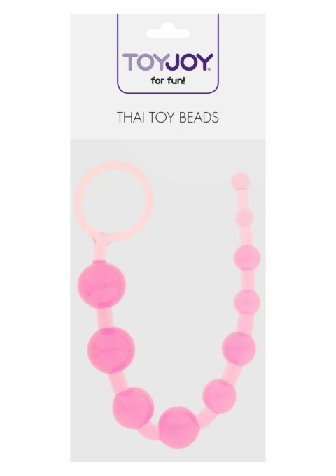 Thai Toy Beads kulki intymne silikonowe czarne 21 cm
