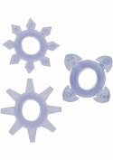 Tickle C-Rings zestaw 3 elastycznych pierścieni TPR rożne kształty
