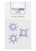 Tickle C-Rings zestaw 3 elastycznych pierścieni TPR rożne kształty