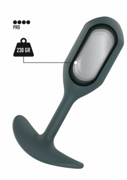 ToyJoy The Champ Weighted Plug silikonowy 230g anatomiczny czarny
