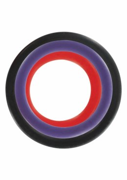 Triple Rings Multicolor 3 pcs - zestaw trzech anatomicznych pierścieni