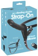 You2Toys RC Vibrating Double Strap-On silikonowy, podwojny, z pilotem