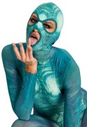 Beasty Cocks Jumpsuit zielony L/XL - kombinezon z maską, elastyczny