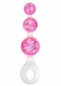 ToyJoy Crystal Trio Medium - anatomiczna zatyczka silikonowa z kryształkami