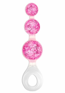 ToyJoy Crystal Trio Medium - anatomiczna zatyczka silikonowa z kryształkami