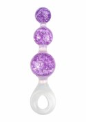 ToyJoy Crystal Trio Medium - silikonowa anatomiczna wtyczka z kryształkami