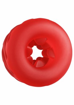 ToyJoy Hero 4-in-1 Twister Ring silikonowy wielofunkcyjny czarny