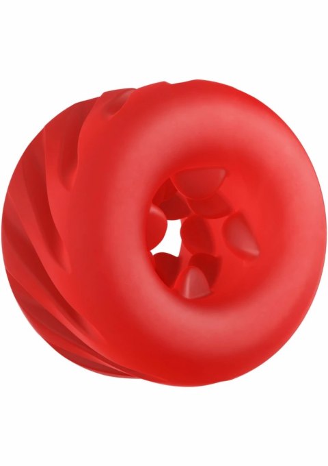 ToyJoy Hero 4-in-1 Twister Ring silikonowy wielofunkcyjny czarny