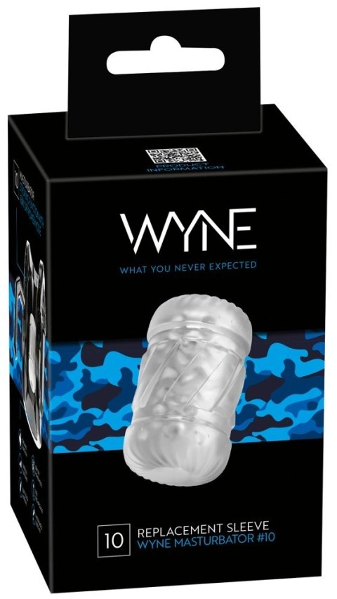 WYNE Sleeve for No. 10 - wymienny wkład do maszyny intymnej, TPE, 11,5 cm