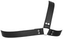 ZADO Men's Leather Harness S-L czarny skorzany uprząż regulowana