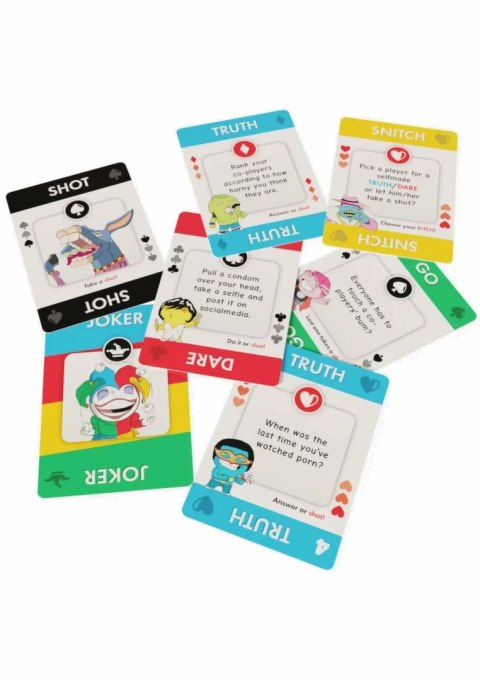 MadWish Playing Cards 24 szt. ENG/DE - Zestaw gier imprezowych