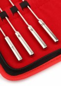 Mr. Steel Rosebud - zestaw 8 stalowych sond z końcowką kulistą