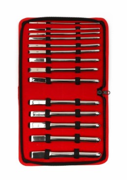 Mr. Steel Single-End Dilator Zestaw 14 szt. stal nierdzewna precyzyjne rozmiary
