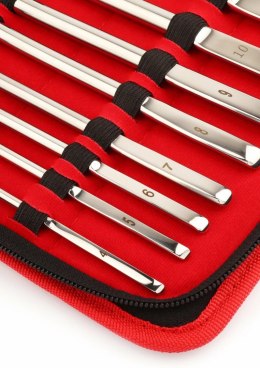 Mr. Steel Single-End Dilator Zestaw 14 szt. stal nierdzewna precyzyjne rozmiary