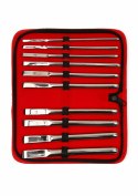 Mr. Steel Single-End Zestaw 10 sond stalowych do rozszerzania, srebrny