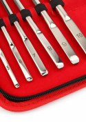 Mr. Steel Single-End Zestaw 10 sond stalowych do rozszerzania, srebrny