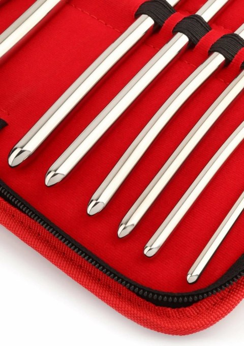 Mr. Steel Single-End Zestaw 10 sond stalowych do rozszerzania, srebrny