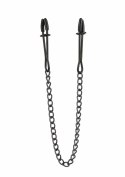 Mr. Steel Tweezer Nipple Clamps Black - regulowane klamry ze stali