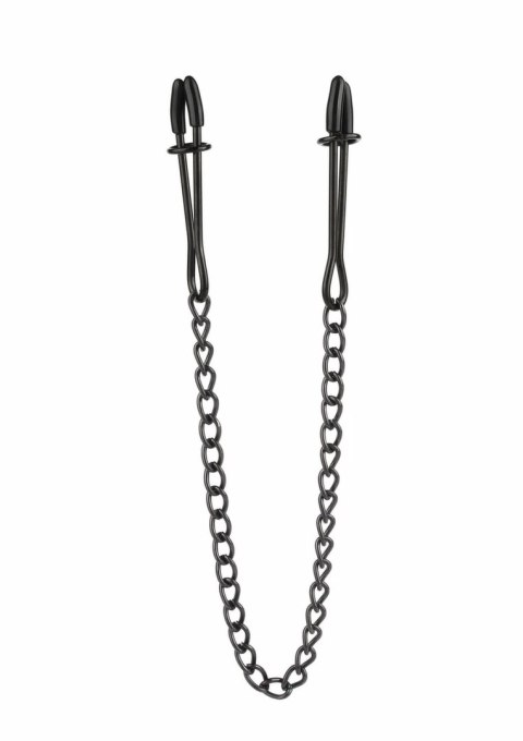 Mr. Steel Tweezer Nipple Clamps Black - regulowane klamry ze stali
