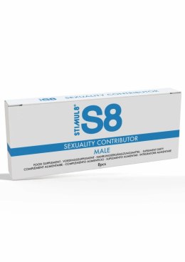 S8 Sexuality Male Tabs 8 szt. - suplement dla mężczyzn z żeń-szeniem i cynkiem