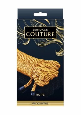 Bondage Couture Rope 7.5m czarny - lina do technik wiązania
