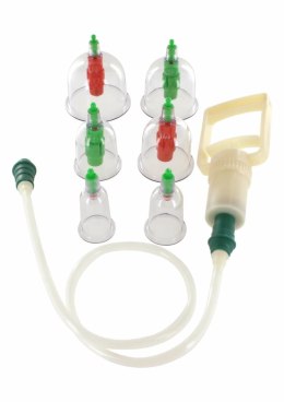 Cupping Vacuum Cupset zestaw prożniowy do terapii bańkami 12 sztuk