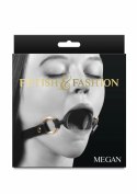 Fetish & Fashion Megan Gag - regulowany pasek, syntetyczny materiał PU