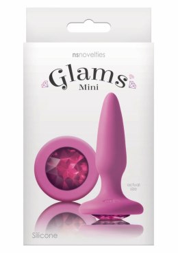 Glams Mini Rainbow Gem silikonowy korek z kolorowym kryształem