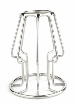 Mr. Steel Trapezoid Large - stalowy korek anatomiczny, otwarty design