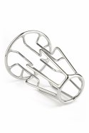 Mr. Steel Trapezoid Plug Medium stalowy, geometryczny, średni rozmiar
