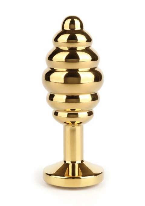 Mr. Steel Twister Plug Large stalowy spiralny z ozdobną bazą