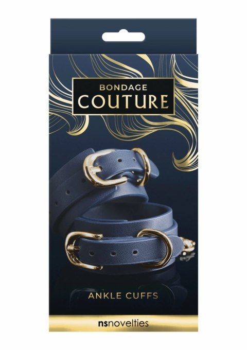 NS Novelties Bondage Couture Ankle Cuff - eleganckie kajdanki na kostki