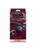 NS Novelties Bondage Couture Ball Gag - elegancki knebel, granatowy