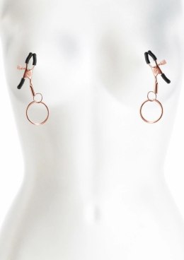 NS Novelties Nipple Clamps C2 - regulowane klamry z silikonowymi końcowkami