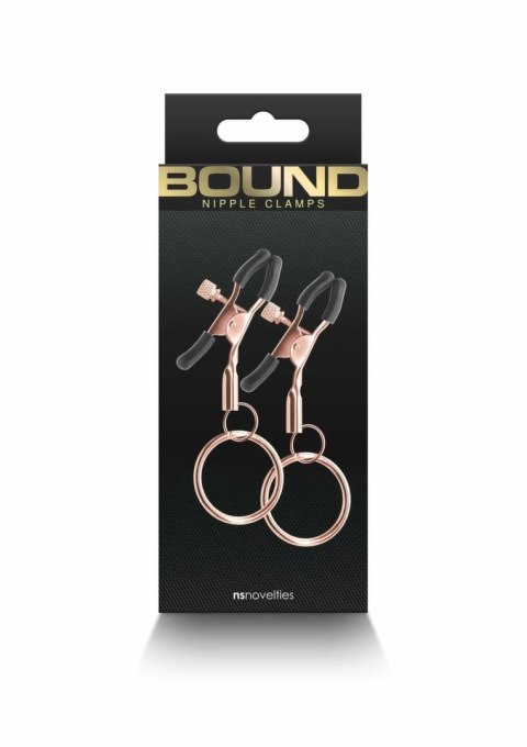 NS Novelties Nipple Clamps C2 - regulowane klamry z silikonowymi końcowkami