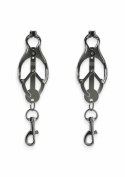 NS Novelties Nipple Clamps C3 - regulowane klamry silikonowe, metalowe
