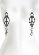 NS Novelties Nipple Clamps C3 - regulowane klamry silikonowe, metalowe