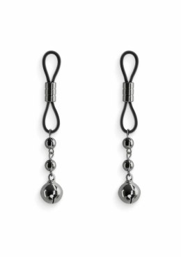 NS Novelties Nipple Clamps D1 - regulowane klamry silikonowe, metalowe