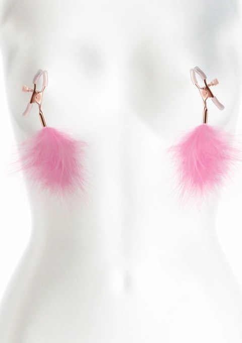 NS Novelties Nipple Clamps F1 regulowane klamry silikonowe czarne