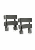 NS Novelties Nipple Clamps V1 metalowe regulowane z silikonowymi końcowkami