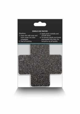 NS Novelties Pretty Pasties Glitter Cross 2 pary - samoprzylepne ozdoby