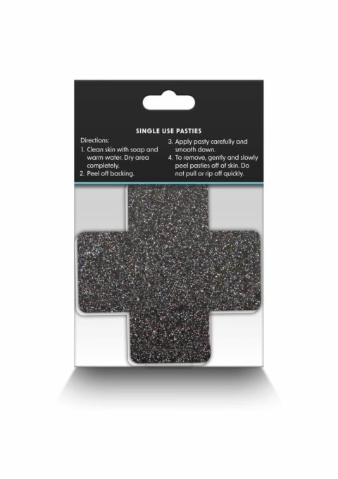 NS Novelties Pretty Pasties Glitter Cross 2 pary - samoprzylepne ozdoby